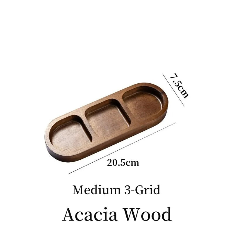 Modern Wooden Tray Set