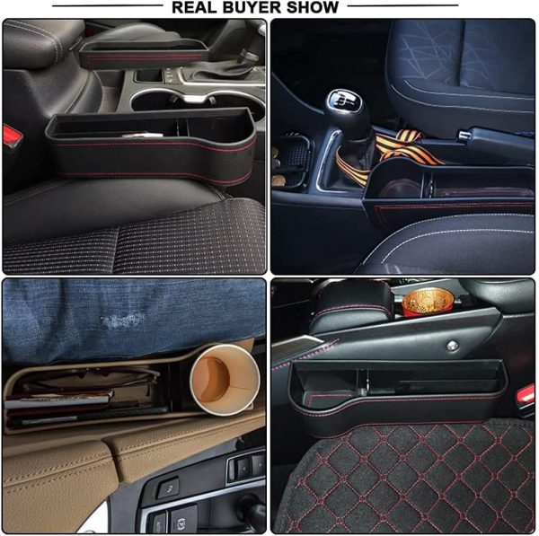 Multifunctional Car Seat Organizer with Cup Holder