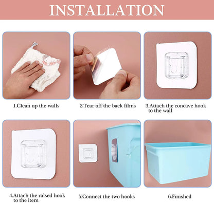 Double-sided Adhesive Wall Hooks