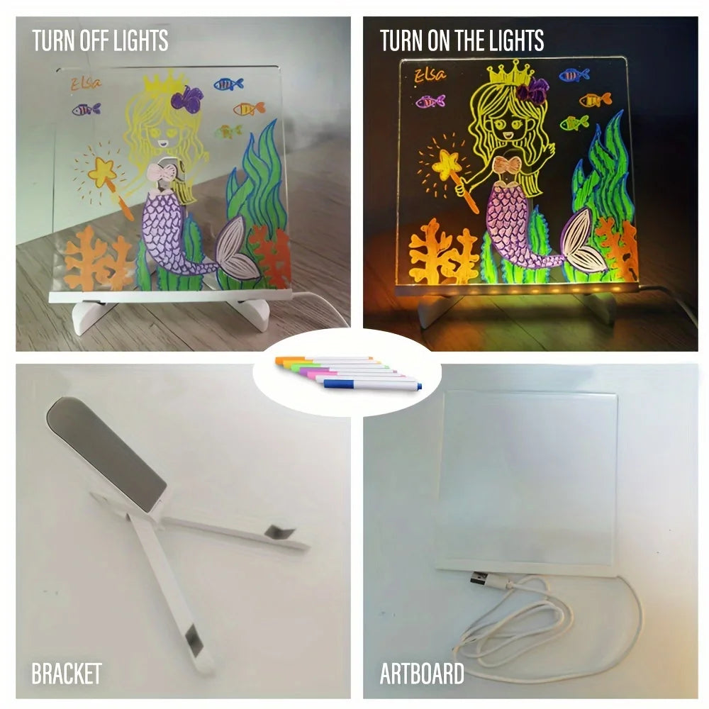 LED Glow Drawing Board