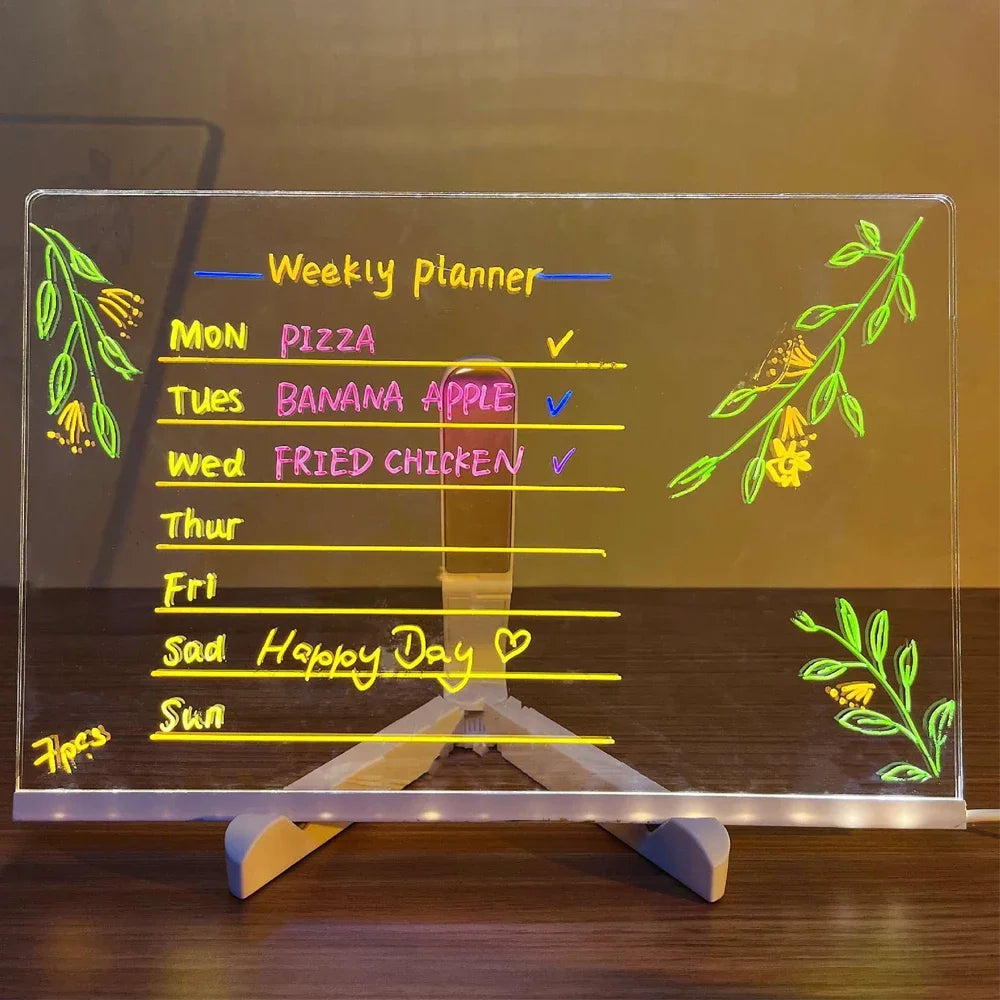 LED Glow Drawing Board