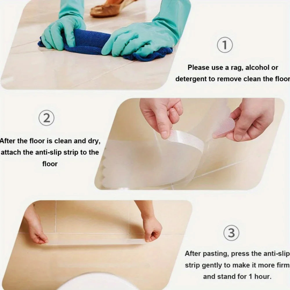 Transparent Anti slip Strips