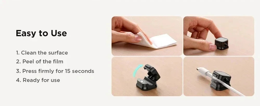 Self Adhesive Magnetic Wire Holder