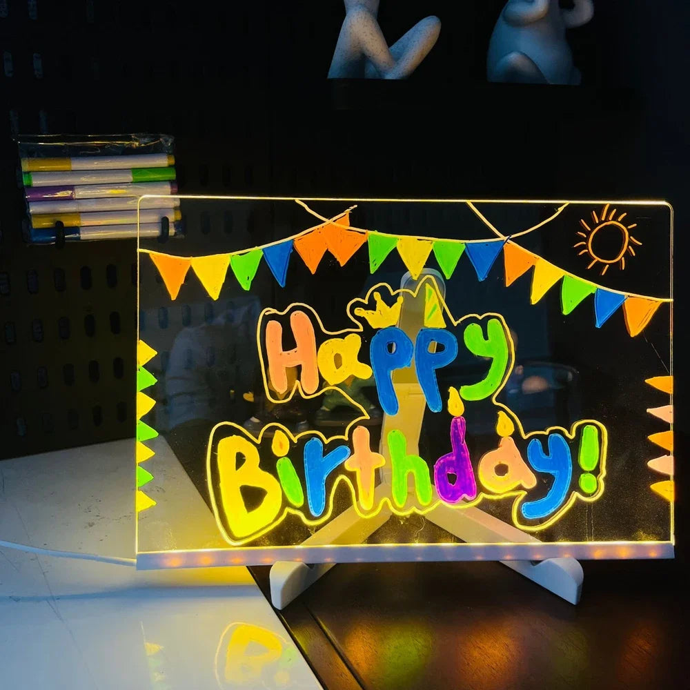 LED Glow Drawing Board