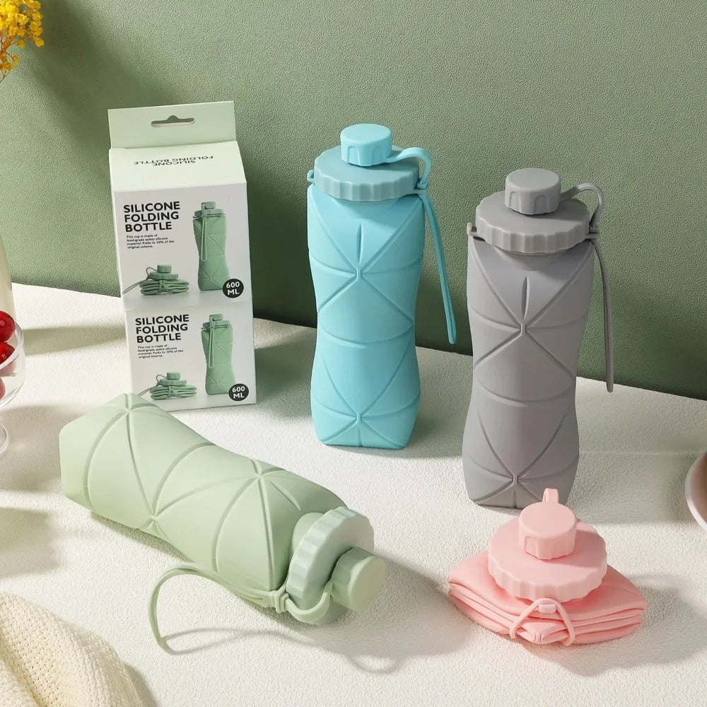 Portable Silicon Folding Water Bottle