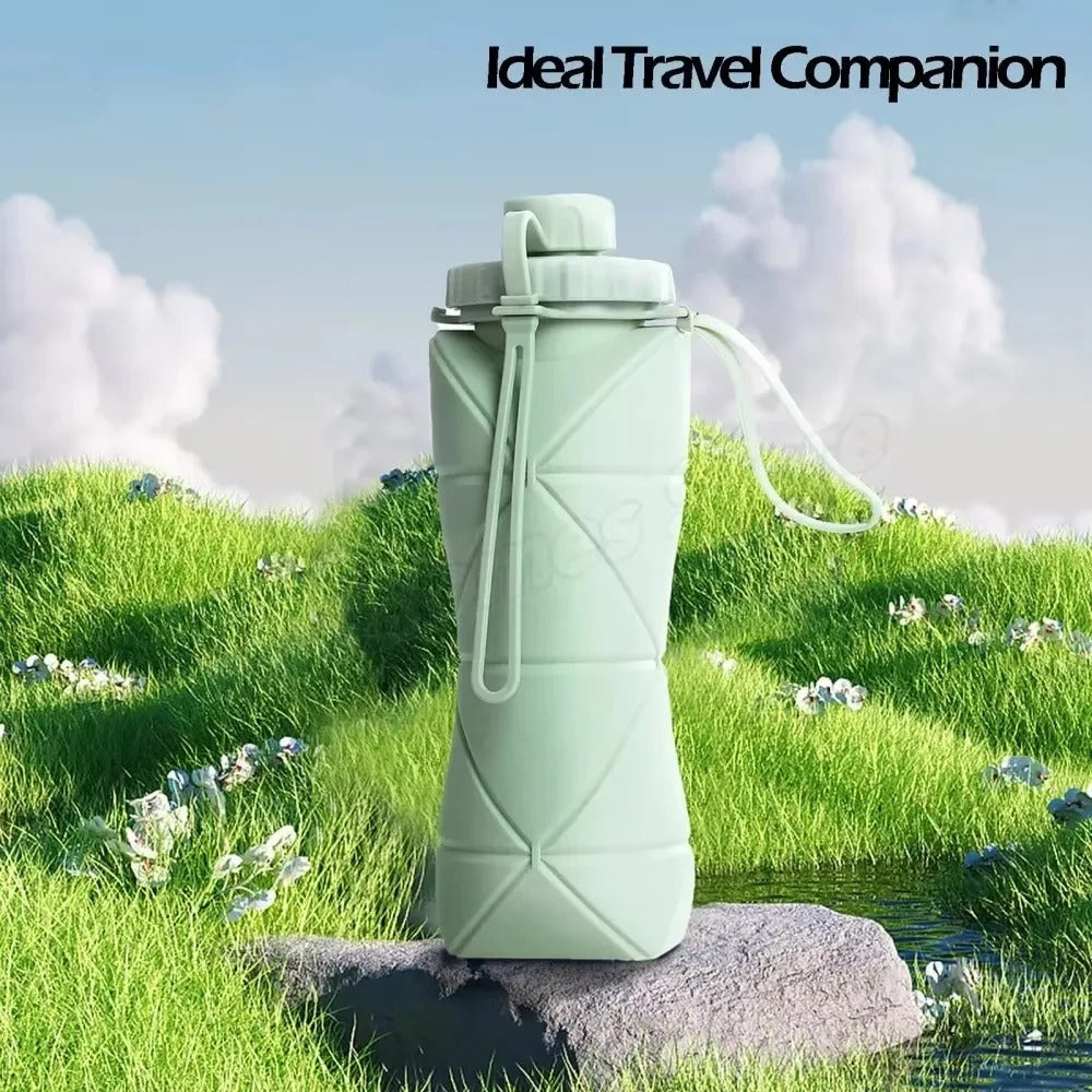 Portable Silicon Folding Water Bottle