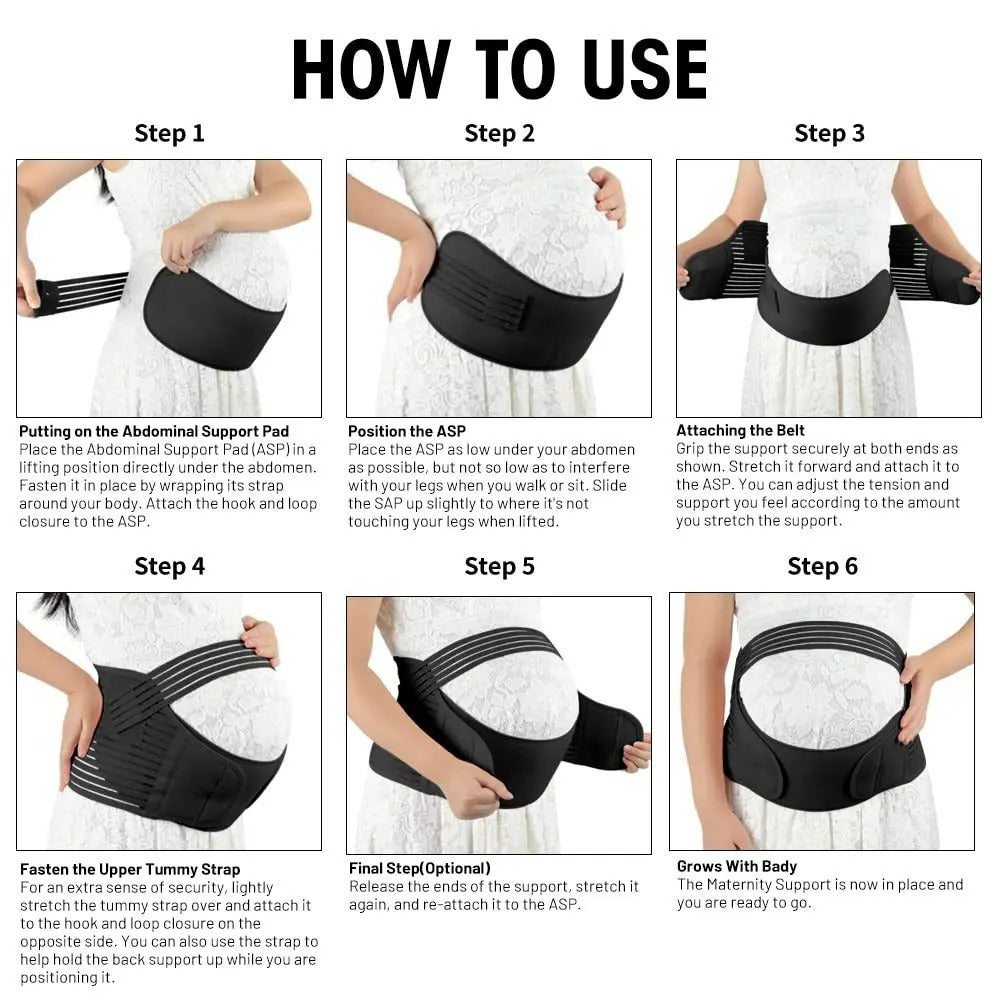 Maternity Belly Support Band - Pregnancy Belt Support