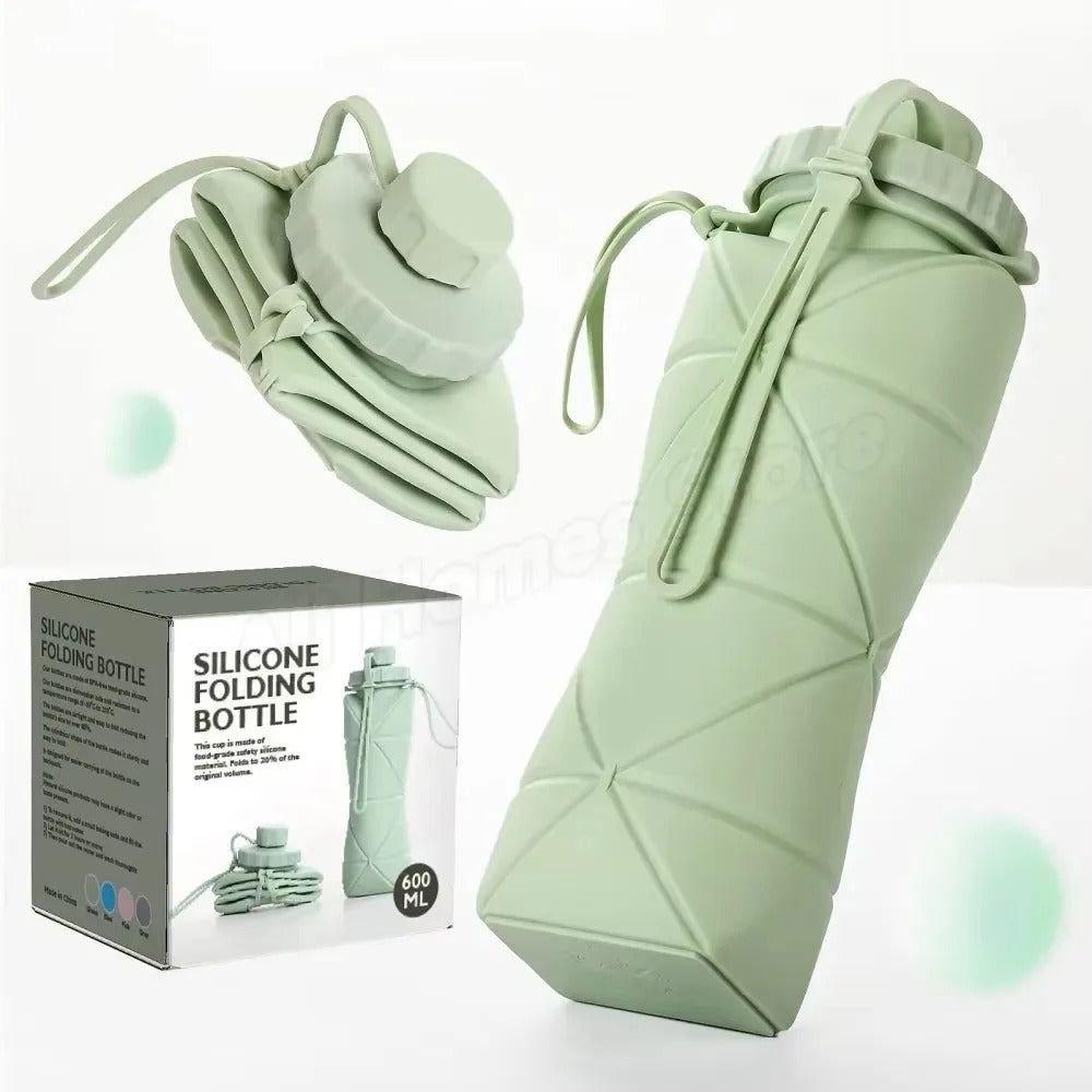 Portable Silicon Folding Water Bottle