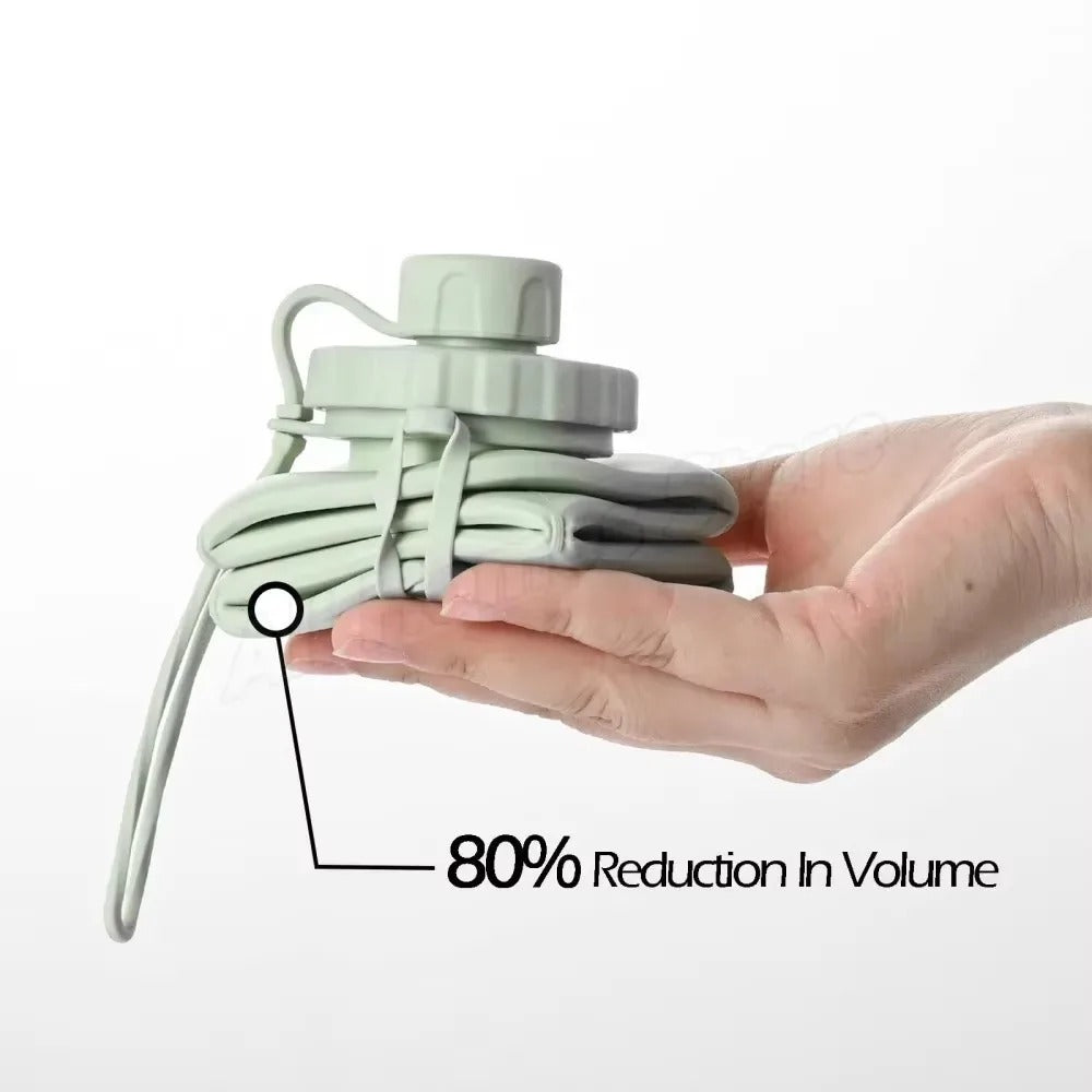 Portable Silicon Folding Water Bottle