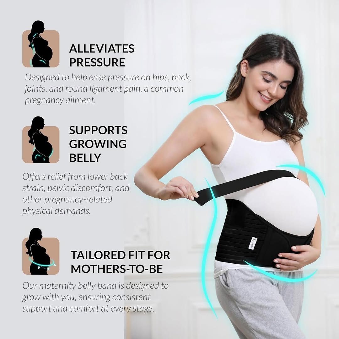 Maternity Belly Support Band - Pregnancy Belt Support